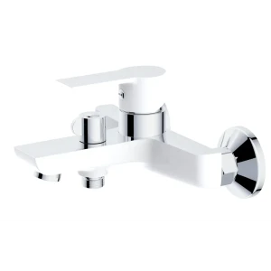 Смеситель ESKO Lucca для ванны - хром с белым матовым покрытием 89358552