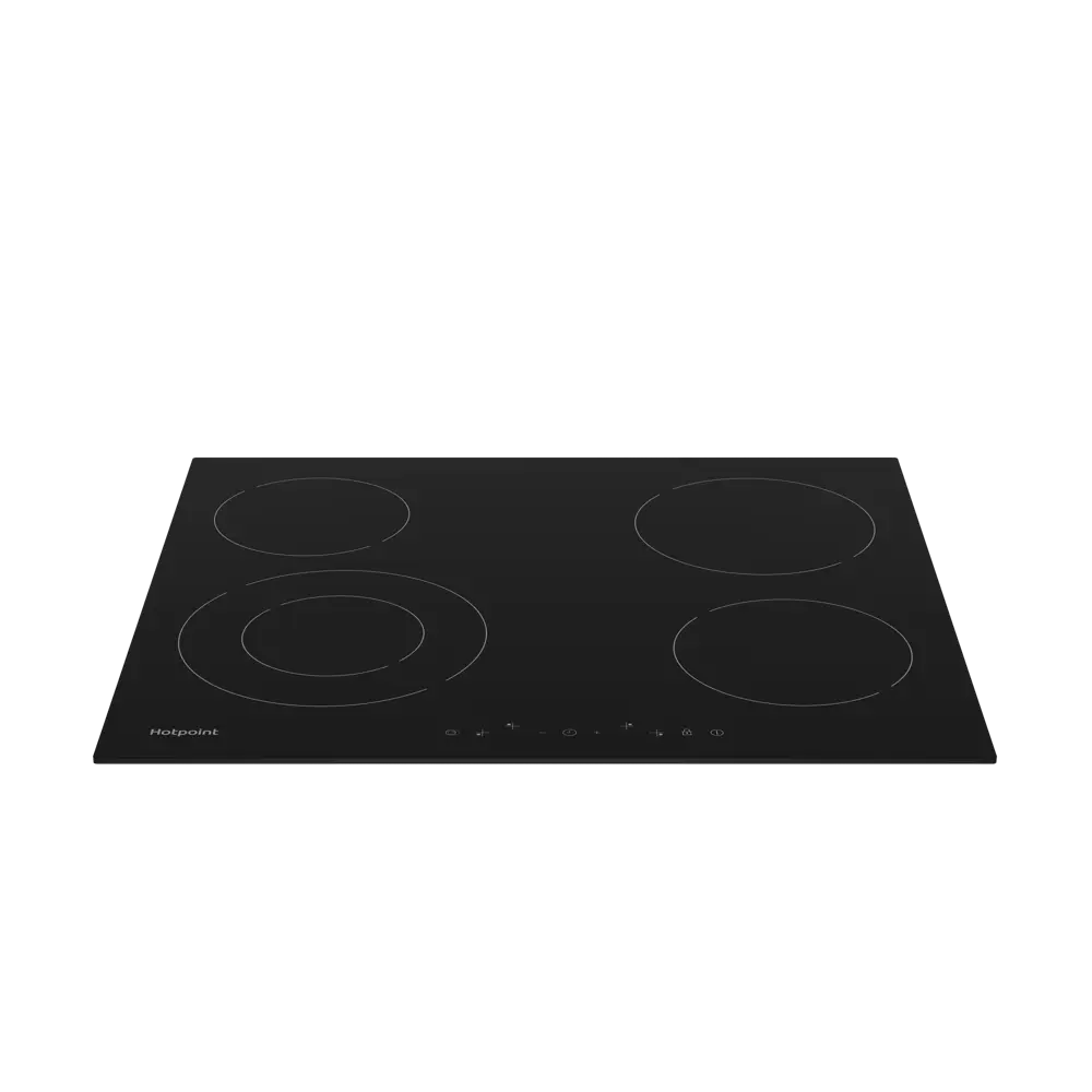 88944033 Электрическая варочная панель Hotpoint HR 6T2 C 59 см 4 конфорки цвет черный STLM-0868922  - Вид №1