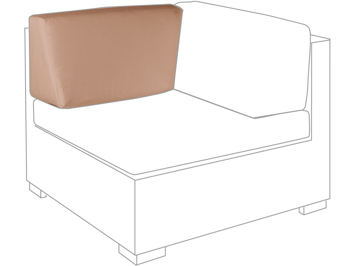 10.00.1420 Угловой модуль, боковая подушка левая, дачная сахара Mbm LONG ISLAND
