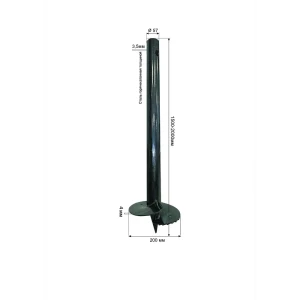 ТАВРОС Винтовая свая 57x1500 мм для надежного фундамента 82021531