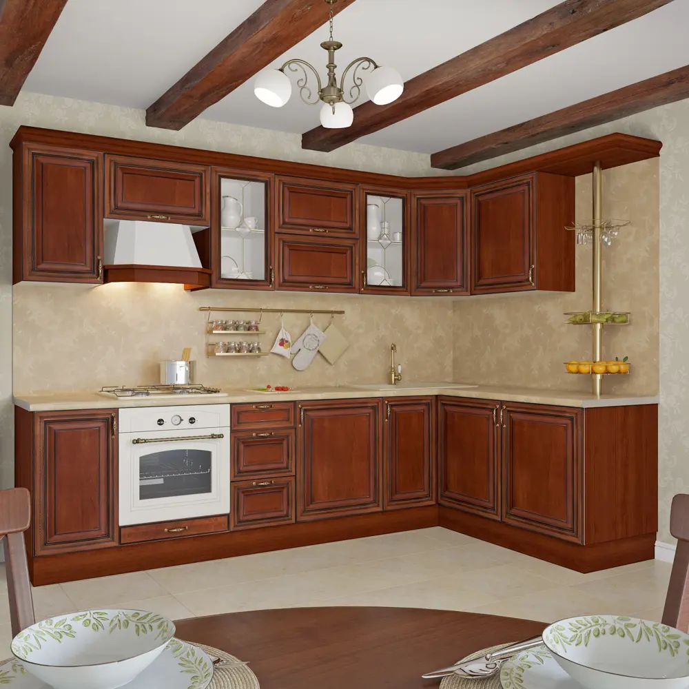 Дверь для шкафа Delinia «Прованс» 80x35 см, массив ясеня, цвет бежевый STLM-2187520 - Вид №2