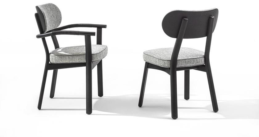 Porada Стул из ткани и массивный каркас из ясеня Twenty sun-id-1366463 - Вид №1