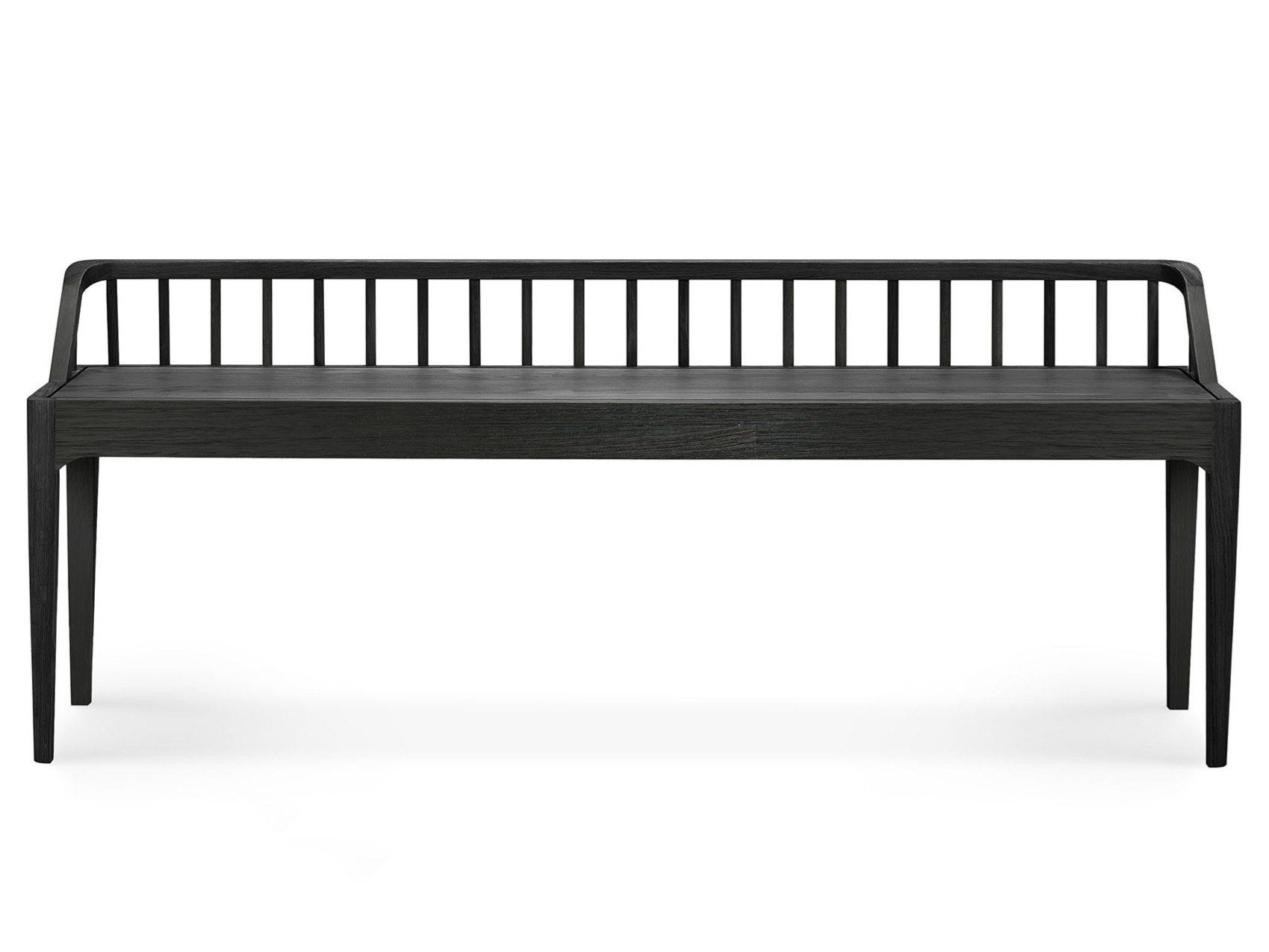 Дубовая скамья со спинкой Ethnicraft шпиндель ARCH-00052428