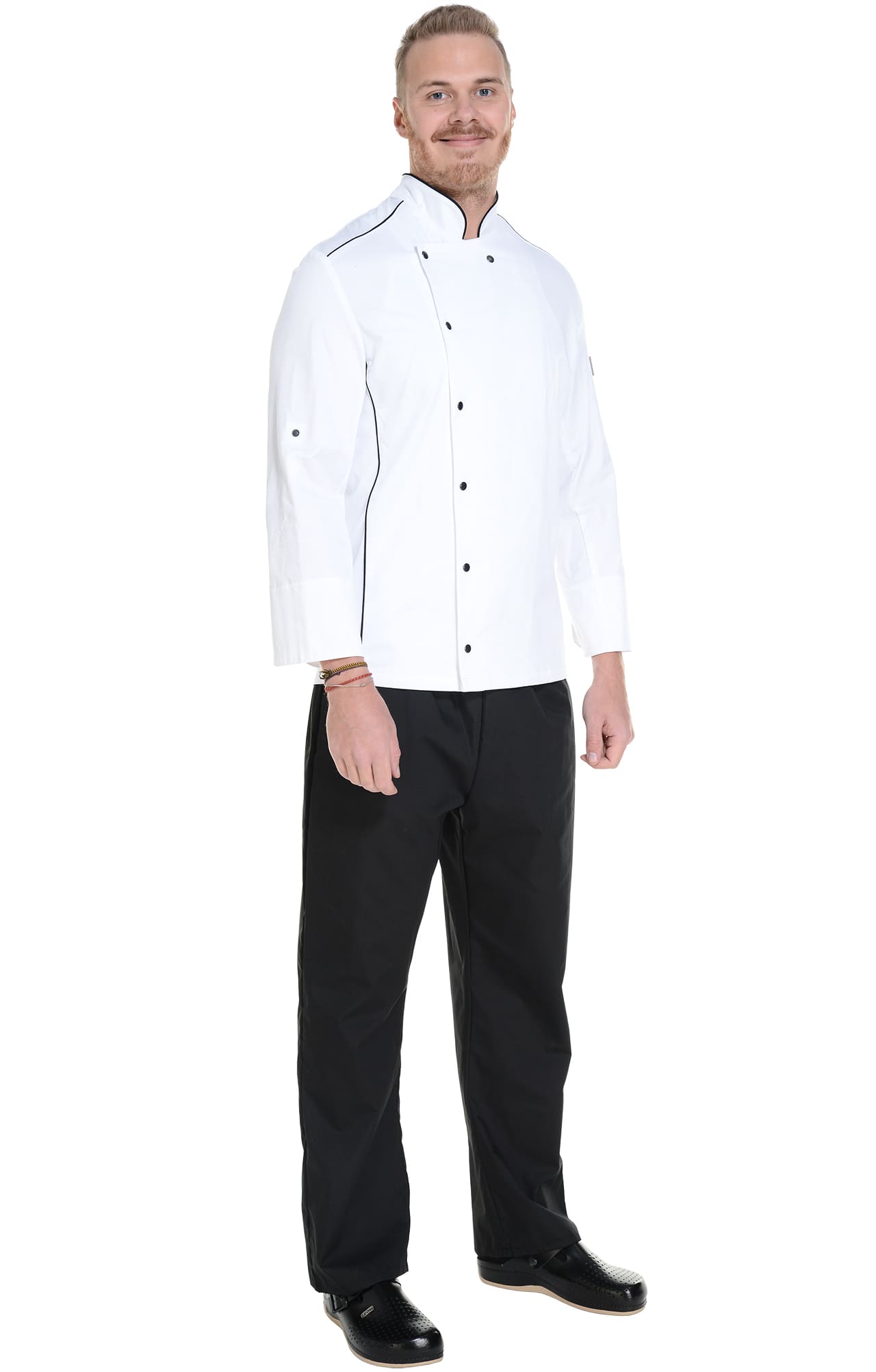 62618 Китель поварской white RICON  Одежда для поваров  размер 56 (XXXL)  - Вид №6