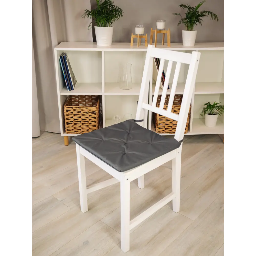Подушка для стула LINEN WAY 40×40 см серый 89407765 STLM-1568795 - Вид №3