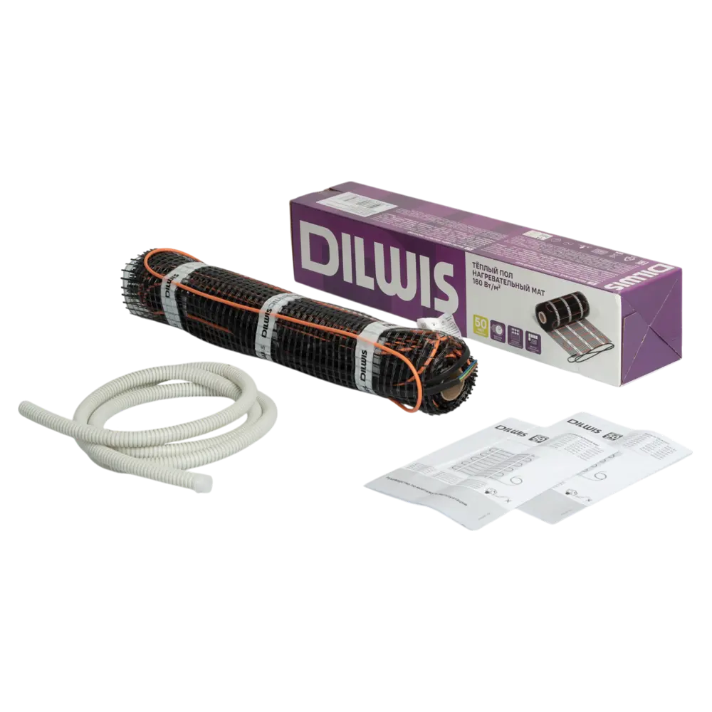 Нагревательный мат для теплого пола DILWIS 3.5 м2 560 Вт 89398463 STLM-2084006  - Вид №1