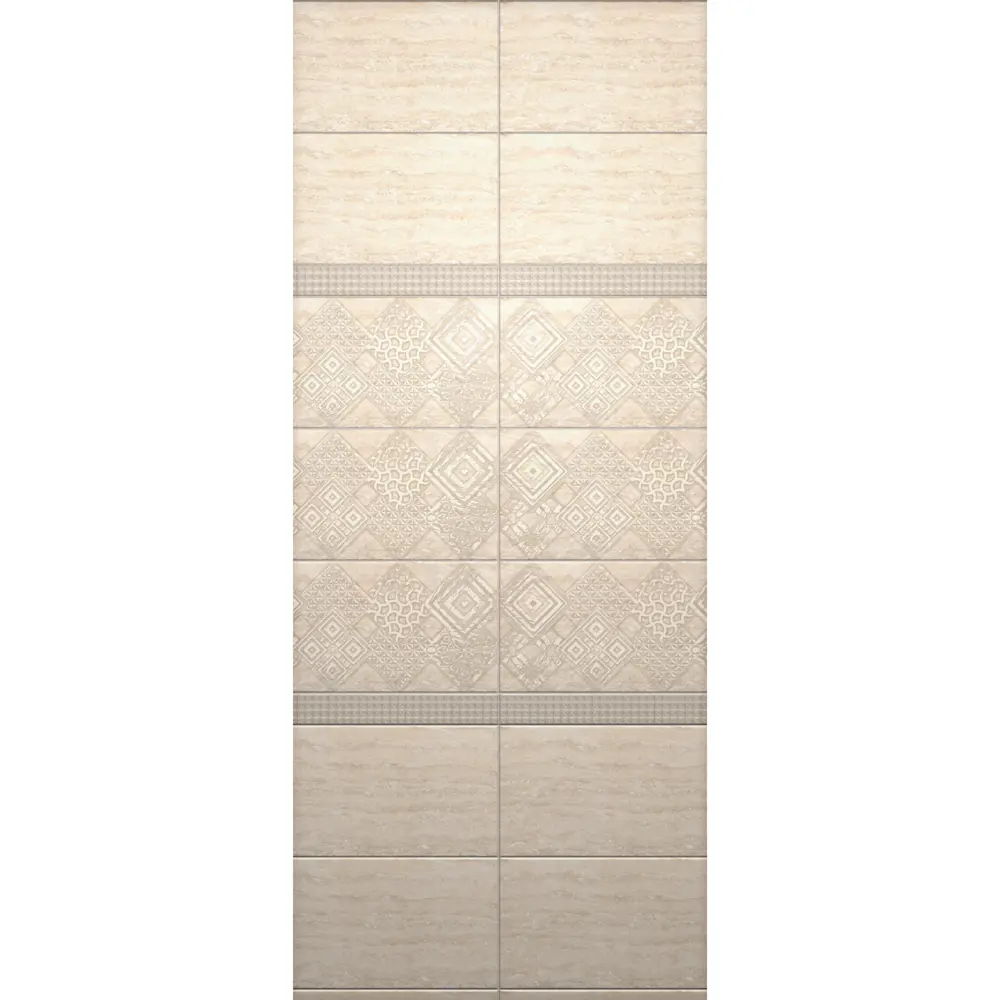 Бордюр настенный Azori Ascoli Diamond 7.5x63 см 0.047 м² камень цвет серый 82604069 STLM-2020731 - Вид №4