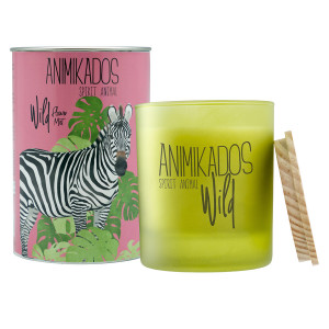 VV040FOAW Свеча ароматическая wild zebra, Цветочный, 40 ч Ambientair