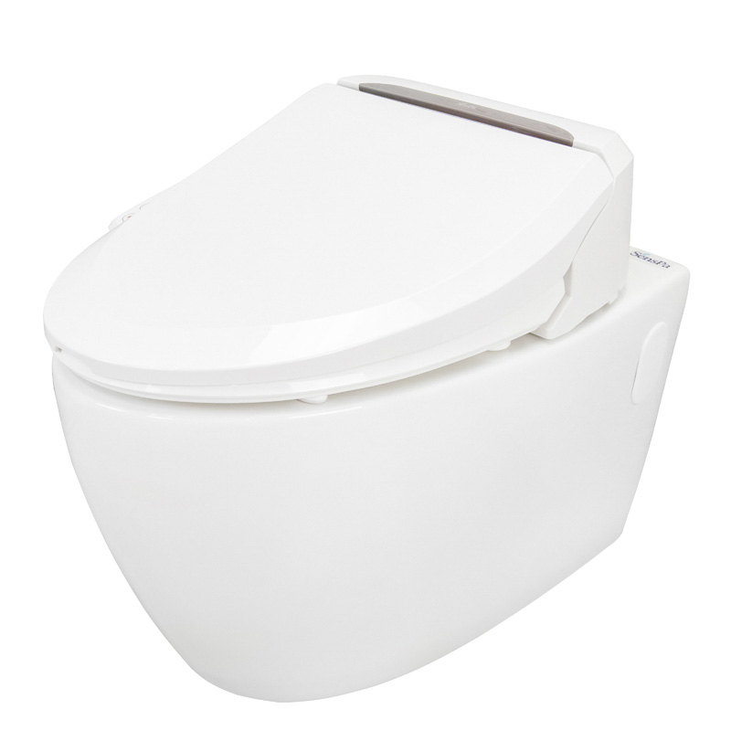 Комплект электронное биде Senspa + Безободковый подвесной унитаз Подвесной унитаз + JK 800 sun-id-2005388