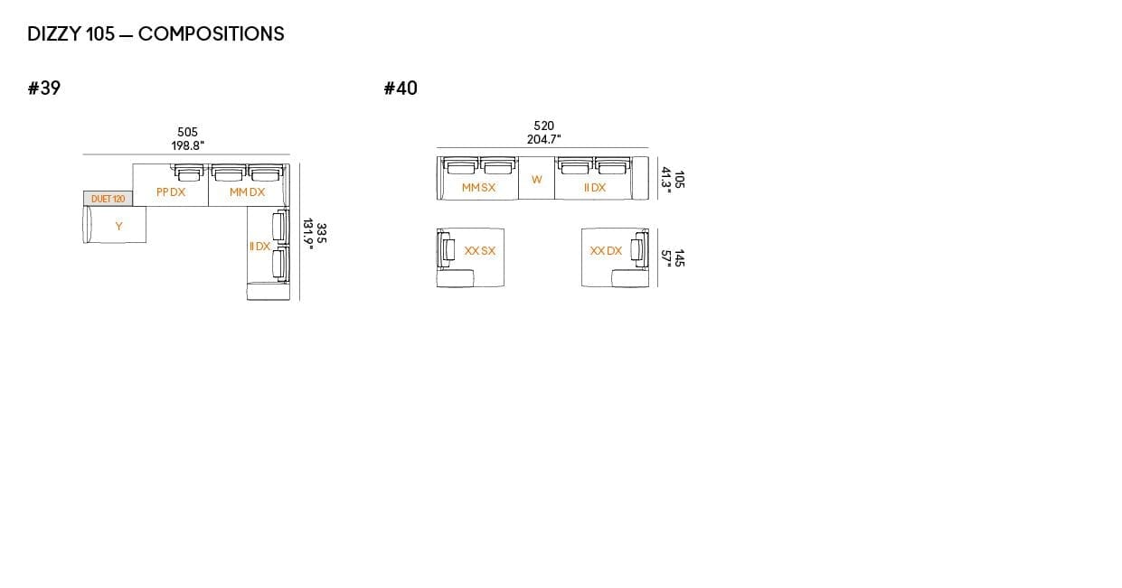 Секционный кожаный диван Casamania & Horm Dizzy ARCH-00010101 - Вид №4