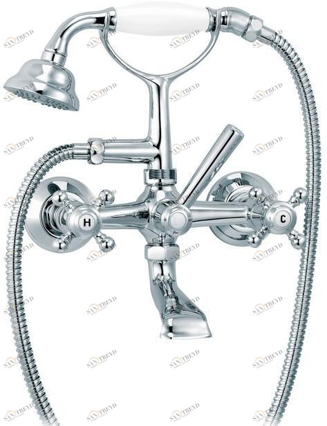 rvb Смеситель для ванны настенный с ручным душем на 2 отверстия 1920-1921 1921.--.69