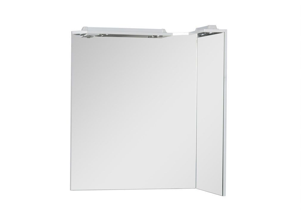 Зеркало Aquanet Корнер 88 R белый 00158821 - Вид №1