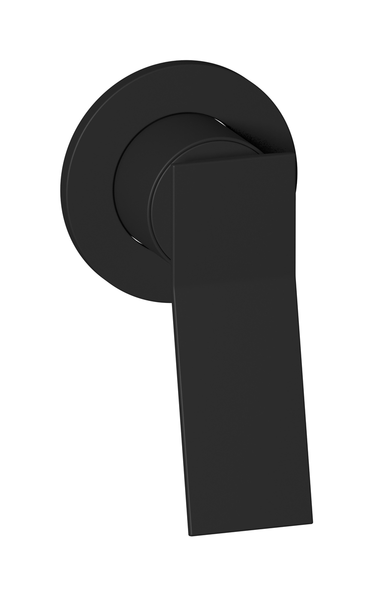 Внешние части встроенного смесителя на 1 потребителя WE ARE IB wa399ss Matt Black Wave