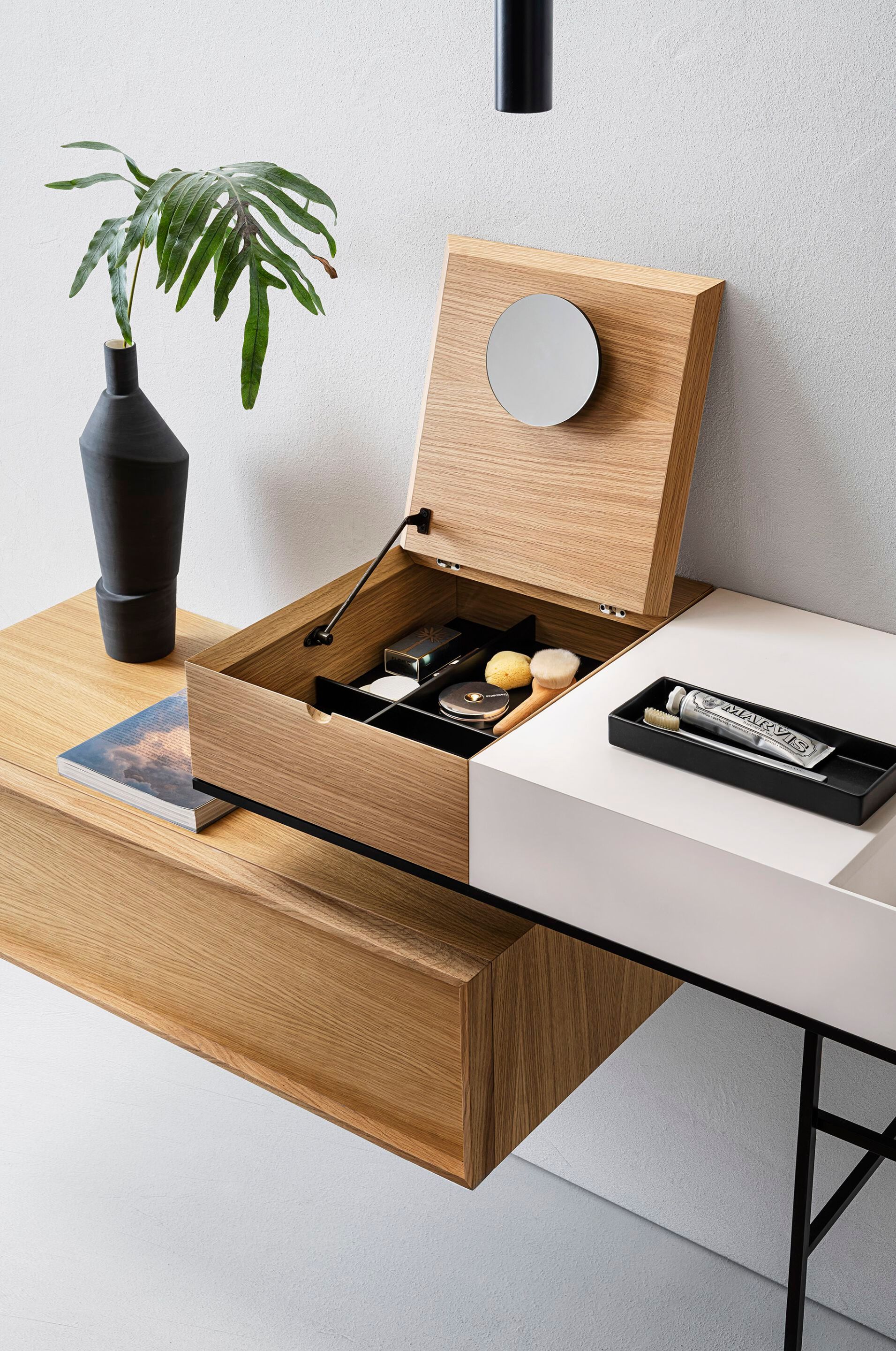 Раковина из композитного материала с держателем для полотенец Pirovano Element ARCH-00003469 - Вид №1