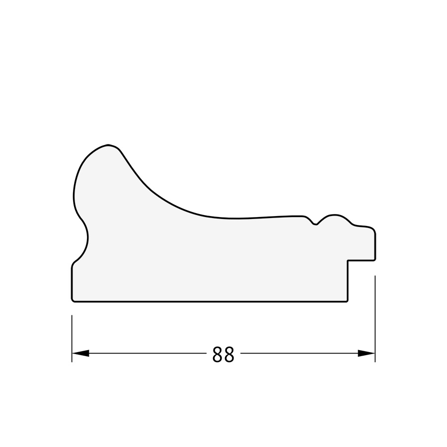 BY 4235 Зеркало с гравировкой в багетной раме - хамелеон 88 mm EVOFORM Exclusive-G - Вид №4