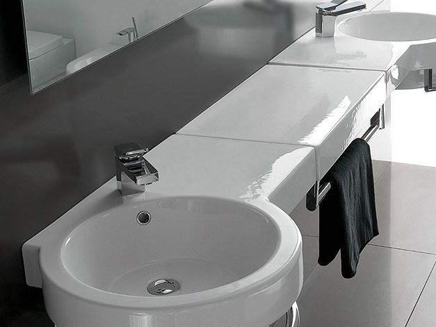 Подвесная раковина настенная овальная Olympia Ceramica TUTTO EVO белая sun-id-1469385 - Вид №2