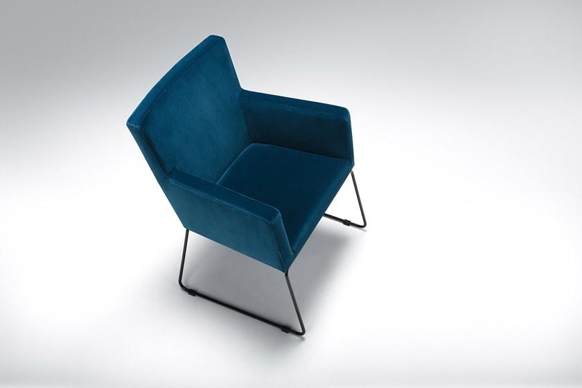 Sits Санный стул с обивкой из ткани Clark sun-id-1464444 - Вид №2