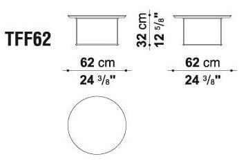 B&B Italia Журнальный столик / поднос из стали Fat sun-id-1436165 - Вид №6