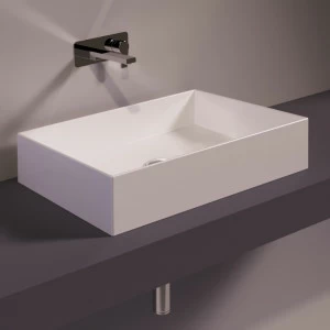 AG60BIANCO Накладная раковина на столешницу  прямоугольная Simas Agile