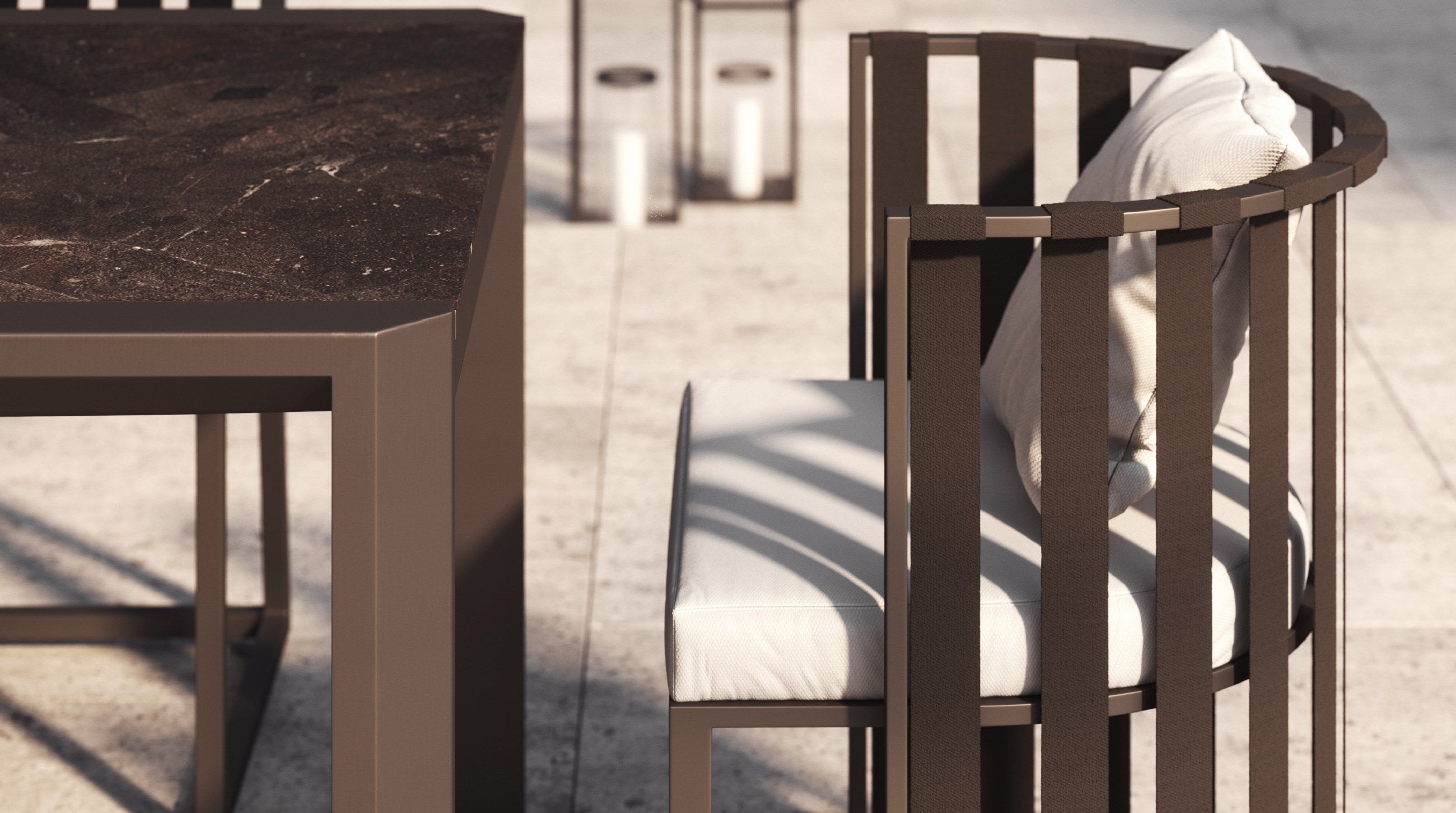 Выдвижной прямоугольный садовый стол Braid Metropolitan ARCH-00044443 - Вид №3