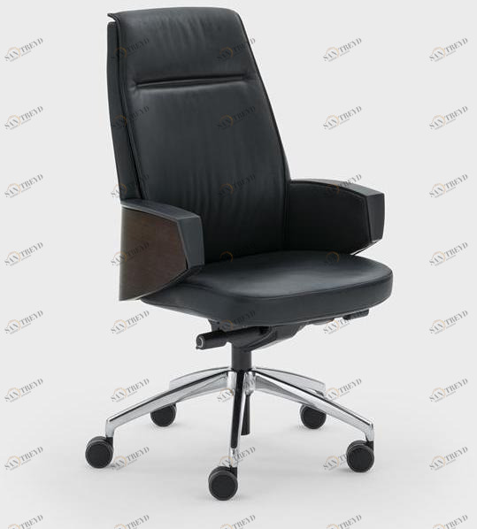 Viganò Поворотное кожаное кресло руководителя со средней спинкой Grace sun-id-1468377