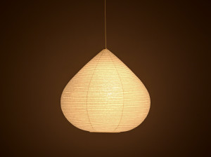 Японский бумажный подвесной светильник