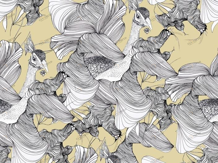 MOMENTI Авторский художественный принт Crazy home paintings Gi-034