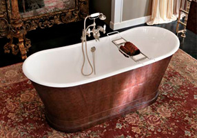 Gentry Home Новая Канада Cast iron bathtub Хром GH101328  - Вид №1