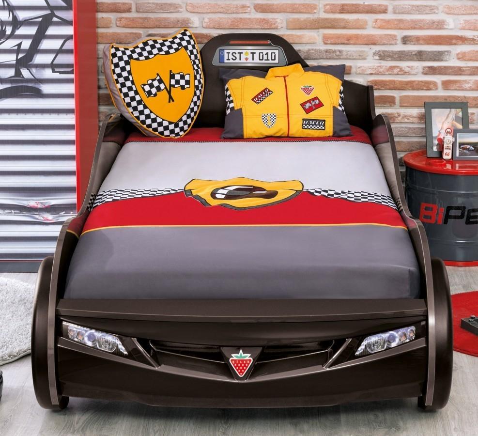 Кровать-машина 90х190 см черная Coupe CILEK  00-3832324 Черный Santreyd  - Вид №3