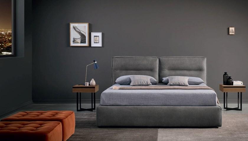 Bodema Квадратная прикроватная тумбочка из дерева в современном стиле с ящиками Profile Pfof000/pfof003 - Вид №8