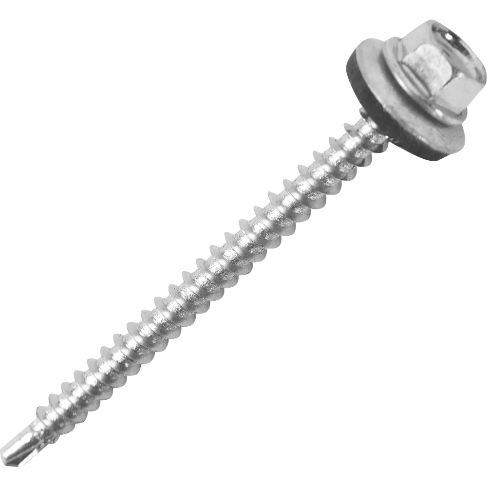 Саморезы кровельные Omax оцинкованные с буром 5.5x51 мм, на вес 13953994 STLM-2040214 