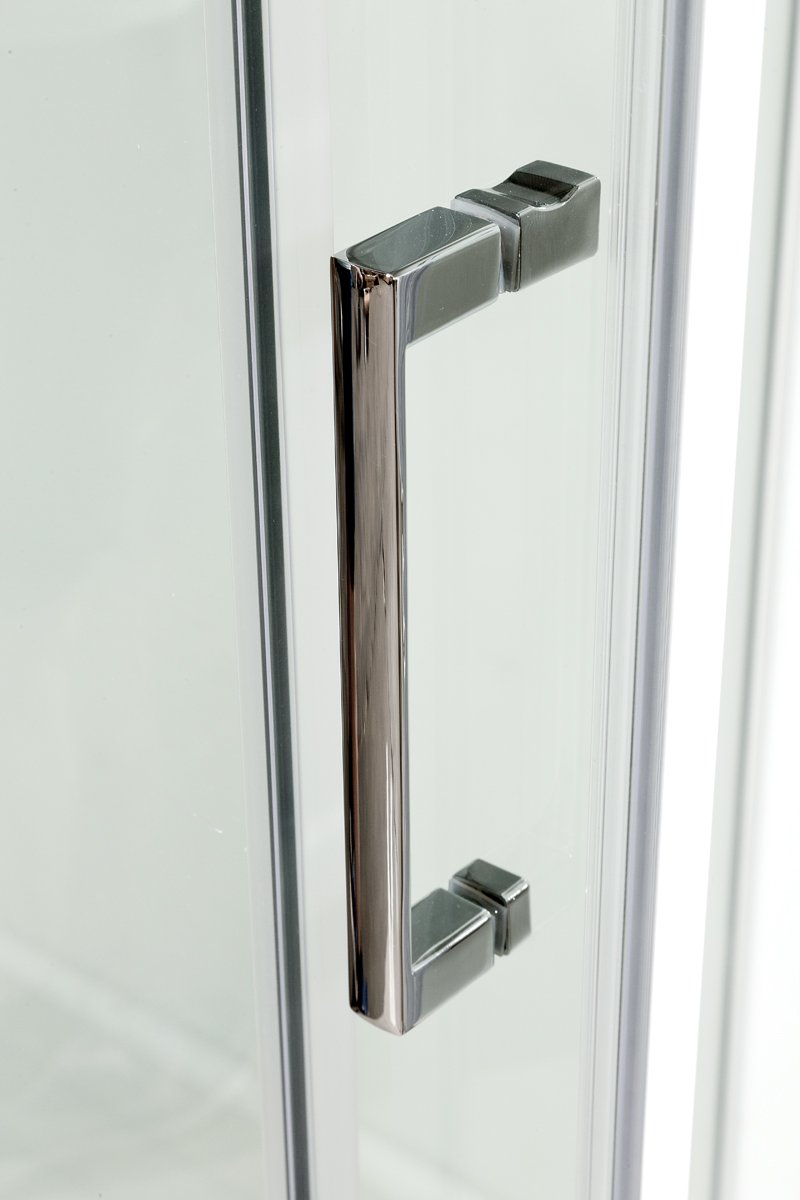 L 809 N с гидромассажем BLACK Душевая кабина DETO Серия L А102 L LED с кнопкой - Вид №13