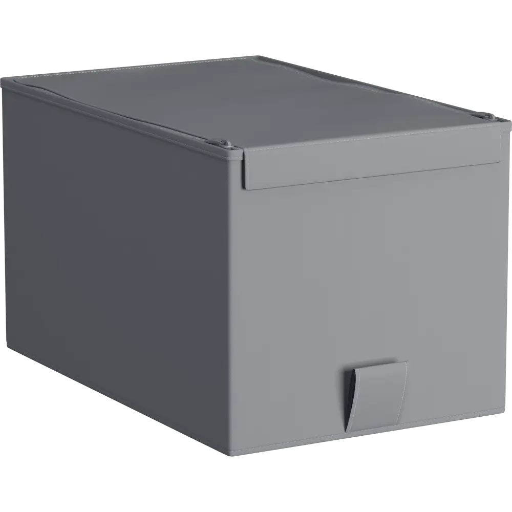 SPACEO Короб для хранения с крышкой на липучке 18×16.5×28 см 86864480 Kub STLM-1079254