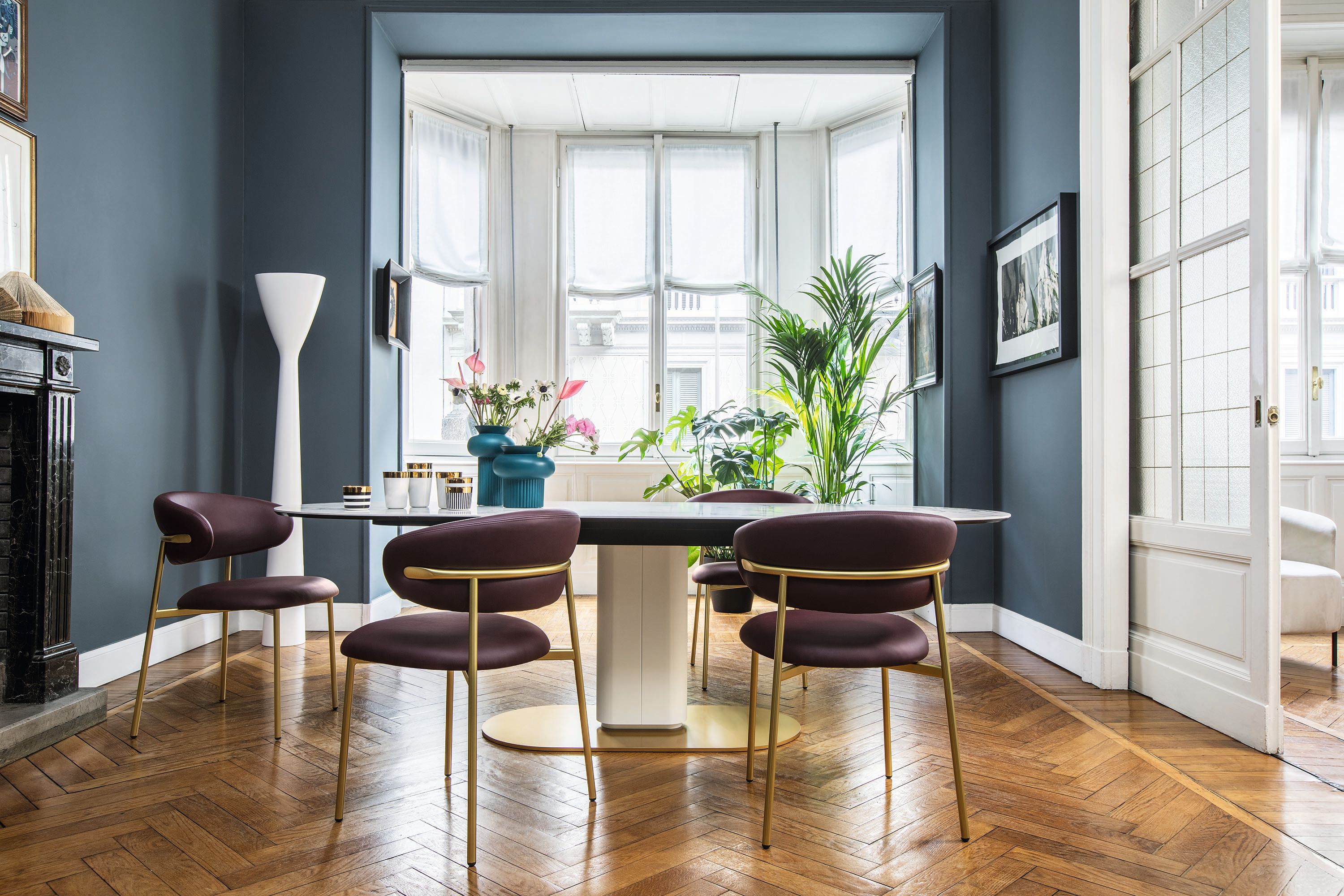 Мягкий стул с открытой спинкой Calligaris Олеандр ARCH-00128584 - Вид №3