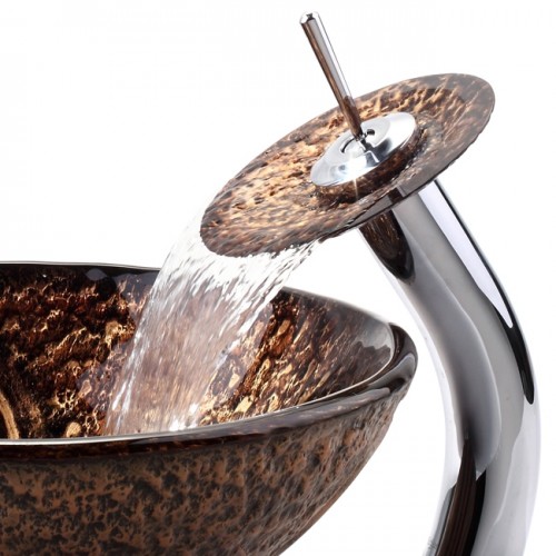 C-GV650-19mm-KGW1700 Накладная раковина на столешницу  прямоугольная Krausru  - Вид №2