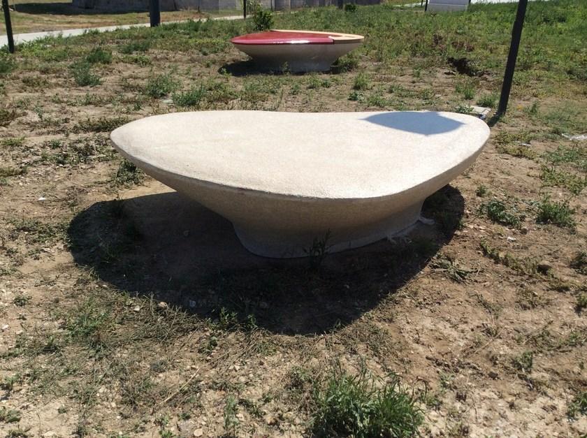 Manufatti Viscio Изогнутая скамья из реконструированного камня sun-id-1491143 - Вид №2