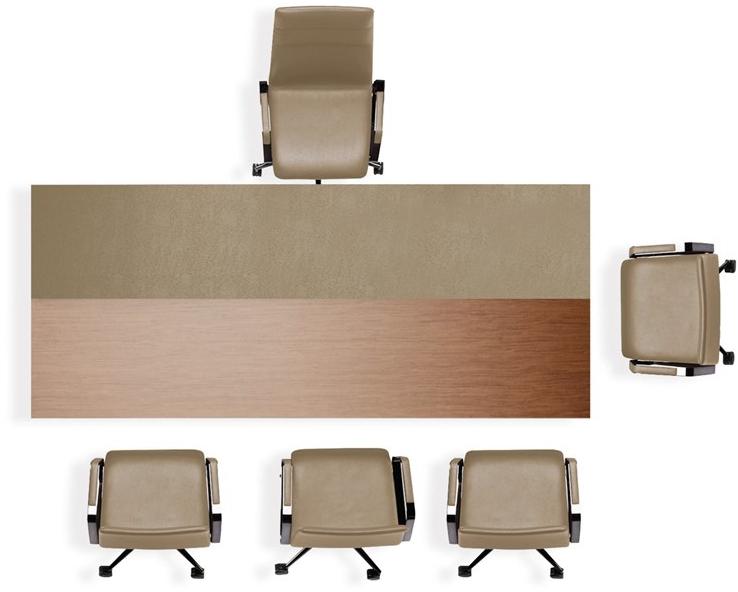 José Martínez Medina Прямоугольный письменный стол из дерева sun-id-1358830 - Вид №1