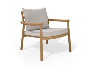 Садовое кресло из тикового дерева с подлокотниками