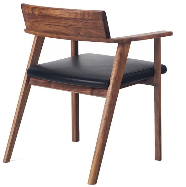 BassamFellows Стул из массива дерева с подлокотниками  Cb-55  - Вид №3