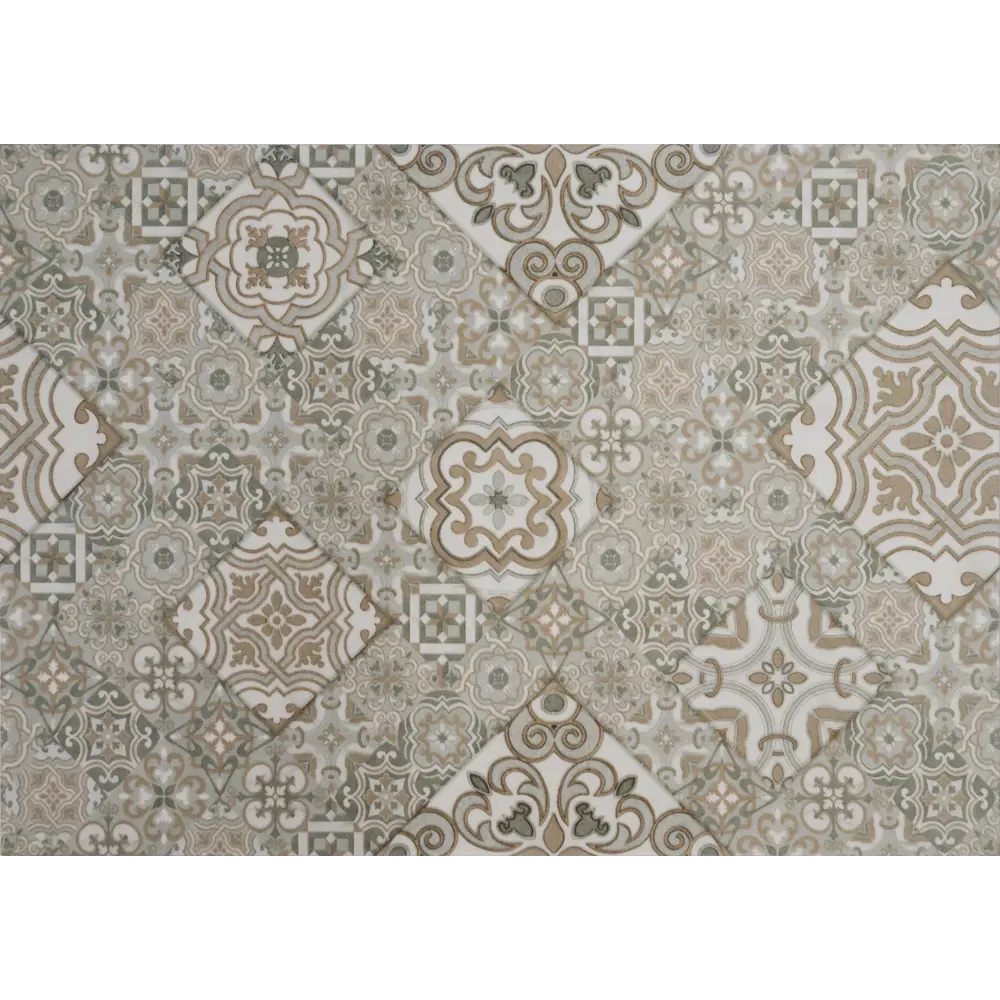 Плитка настенная «Патч» 35x25 см 1.4 м2, цвет серый BELANI STLM-2037446