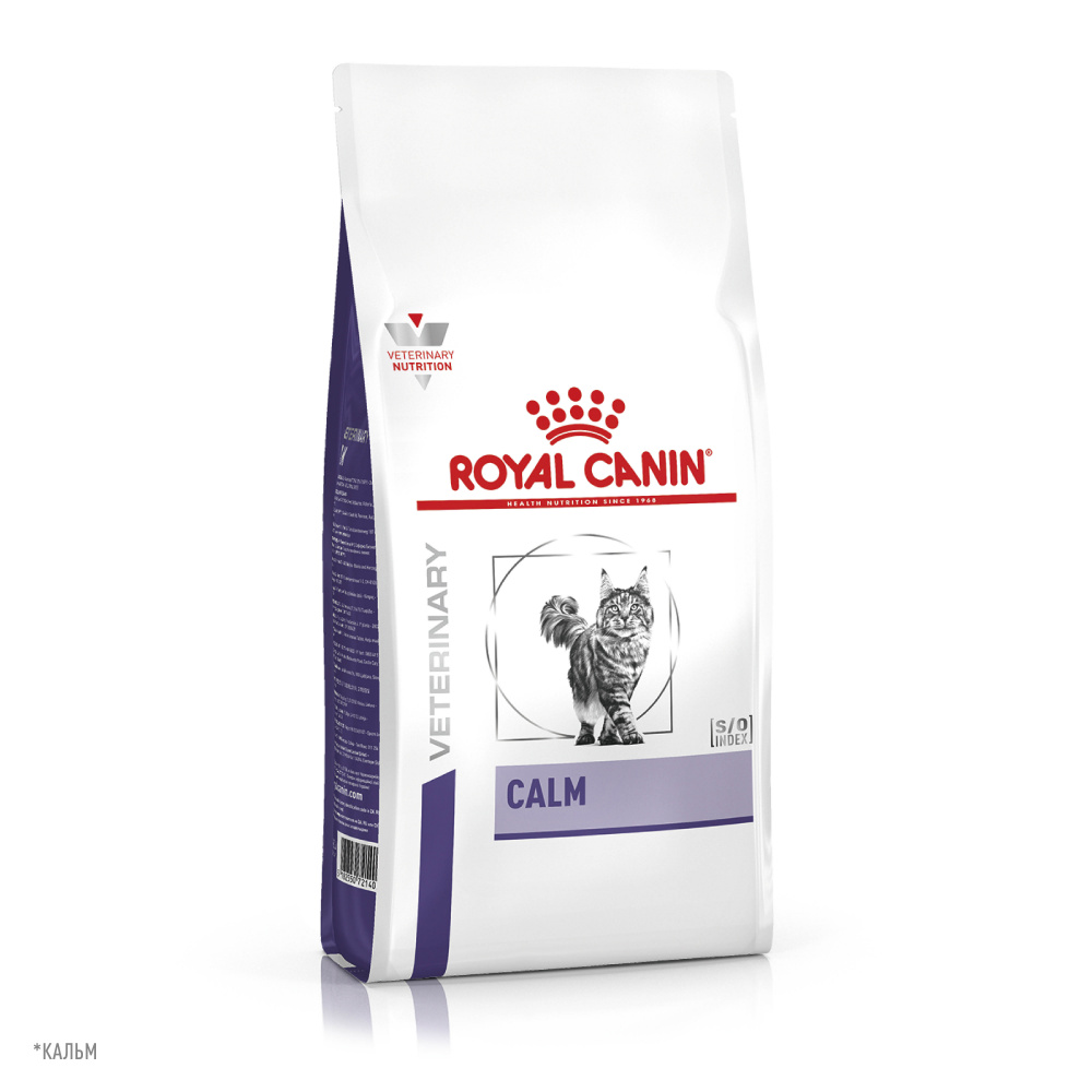 ПР0053539 Корм для кошек Vet Diet Calm CC 36 Feline при стрессовых состояниях и в период адаптации сух.2кг ROYAL CANIN 