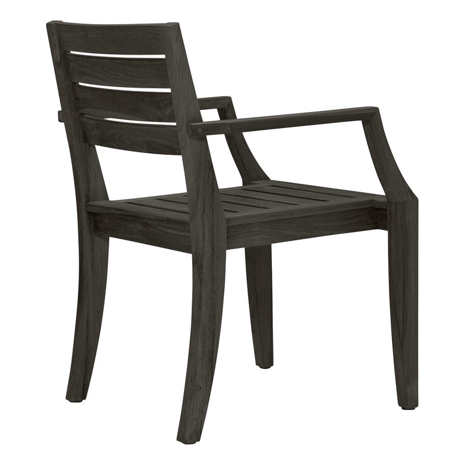 Штабелируемый стул из тикового дерева с подлокотниками JANUS et Cie Relais ARCH-00108647 - Вид №11