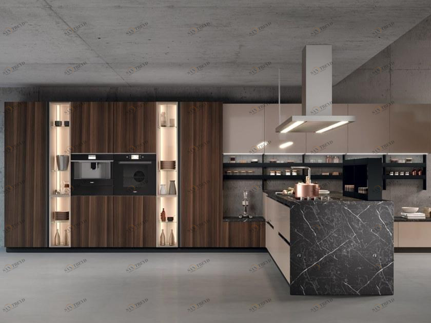 Febal Casa Кухня с полуостровом sun-id-1388118