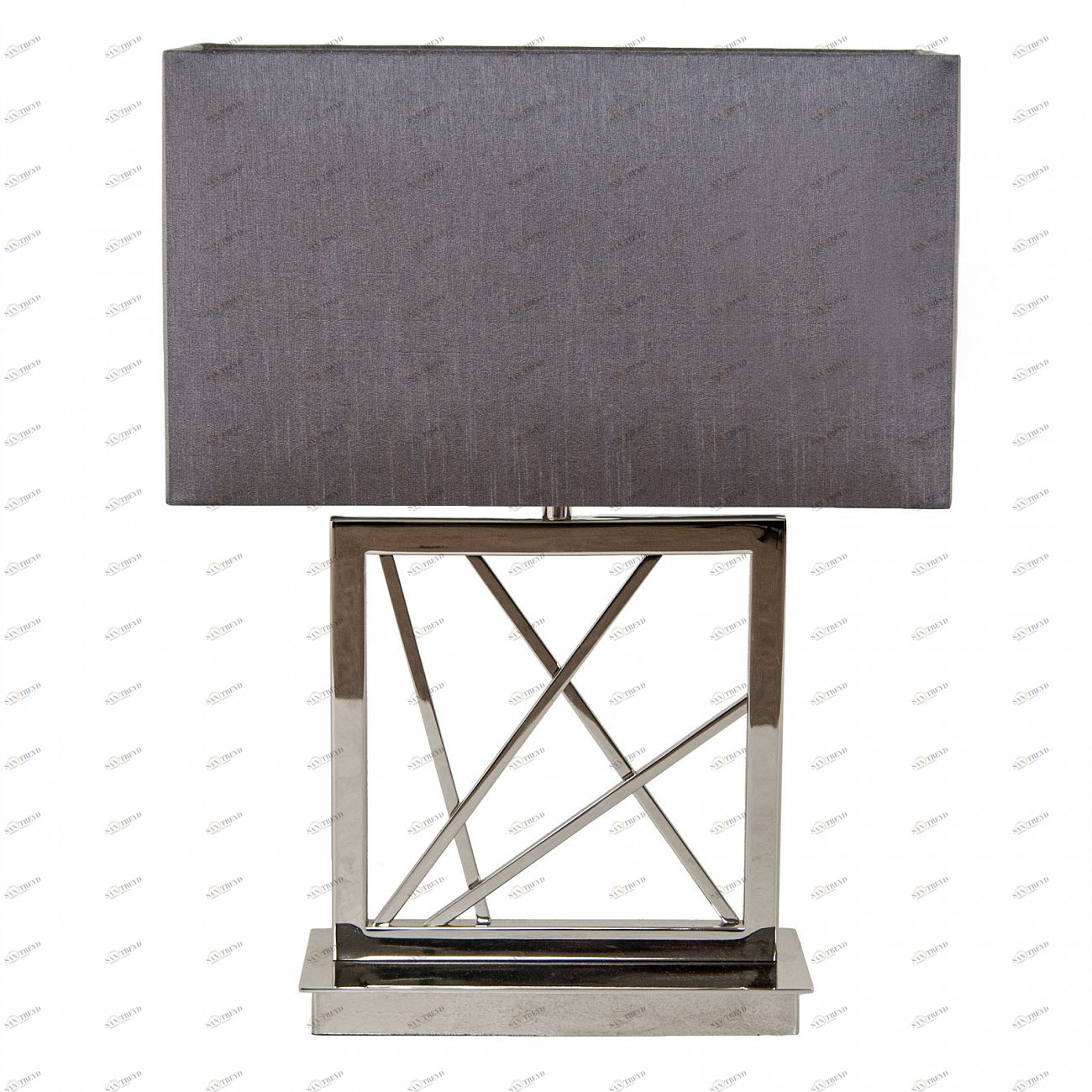 Настольная лампа Carinne темно-серая 5143 PUSHA ИНТЕРЬЕРНЫЕ 061798 Серый;хром 