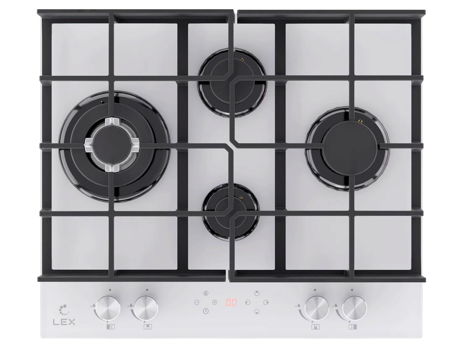 9101421 Газовая варочная поверхность LEX GVG 644 T WH STDN-0053403