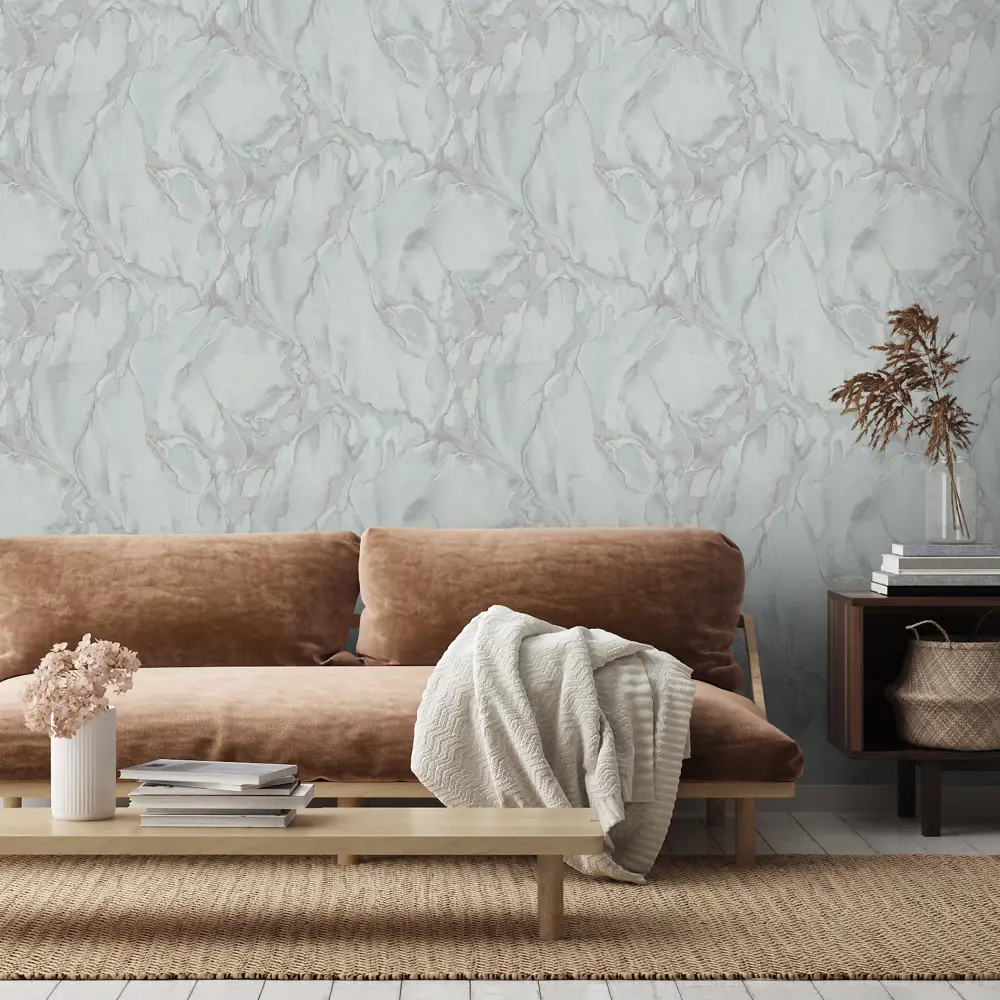 EURO DECOR Ishtar - Флизелиновые обои зеленого оттенка для элегантного интерьера 89372010 STLM-0837522 - Вид №2