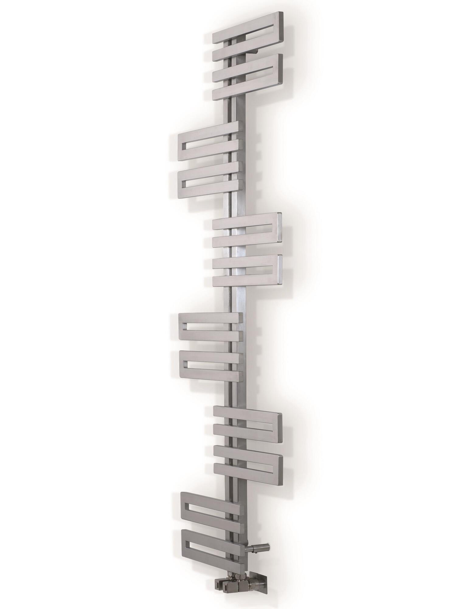 Полотенцесушитель Hammam JUPITER Stainless steel  комбинированный; электрический или водяной Сталь  - Вид №41