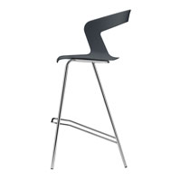 Ibis 302 Барный стул со стальным каркасом на 4 ножках и корпусом из технополимера. Et al. Ibis
