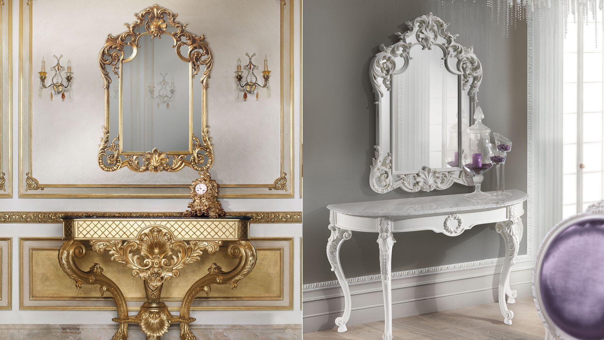 Настенное зеркало в стиле барокко ANGELO CAPPELLINI Exclusive Italian Furniture ARCH-00036735 - Вид №1