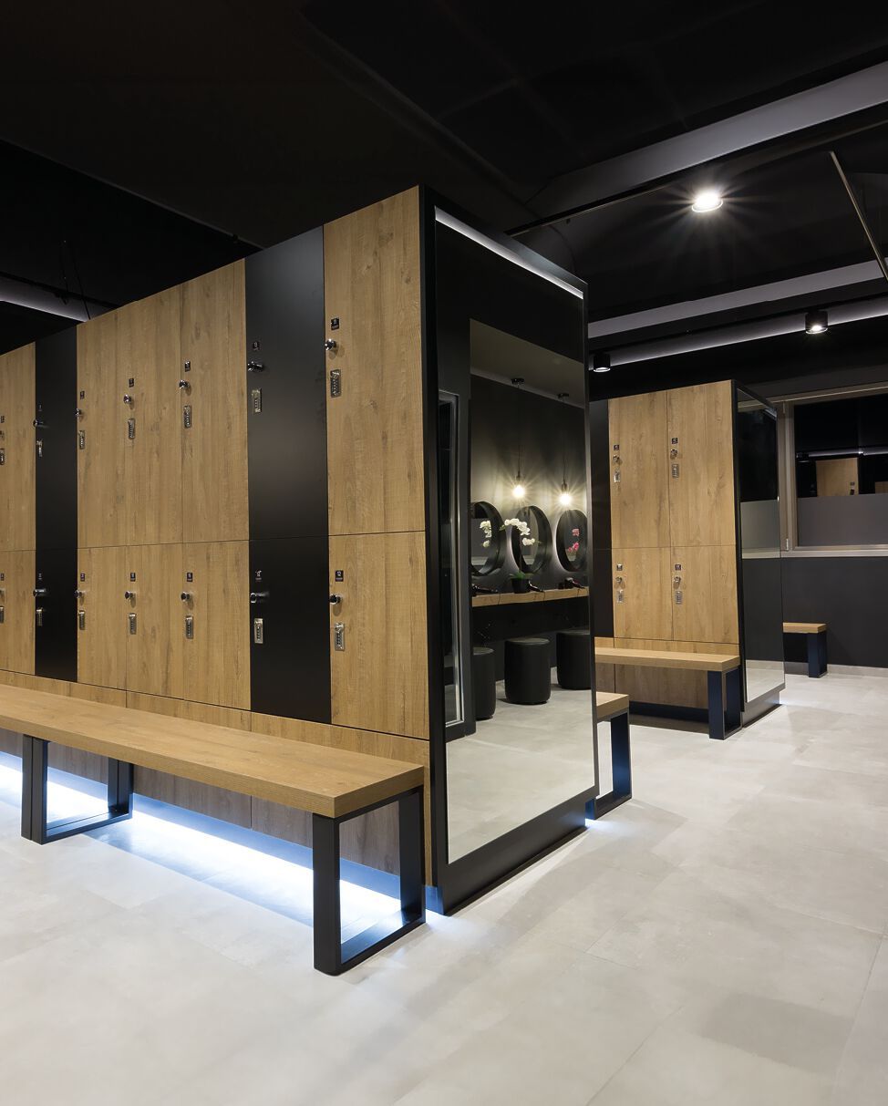 Скамейка из дерева, ламината и металла FIT INTERIORS PANKA ARCH-00028230 - Вид №4